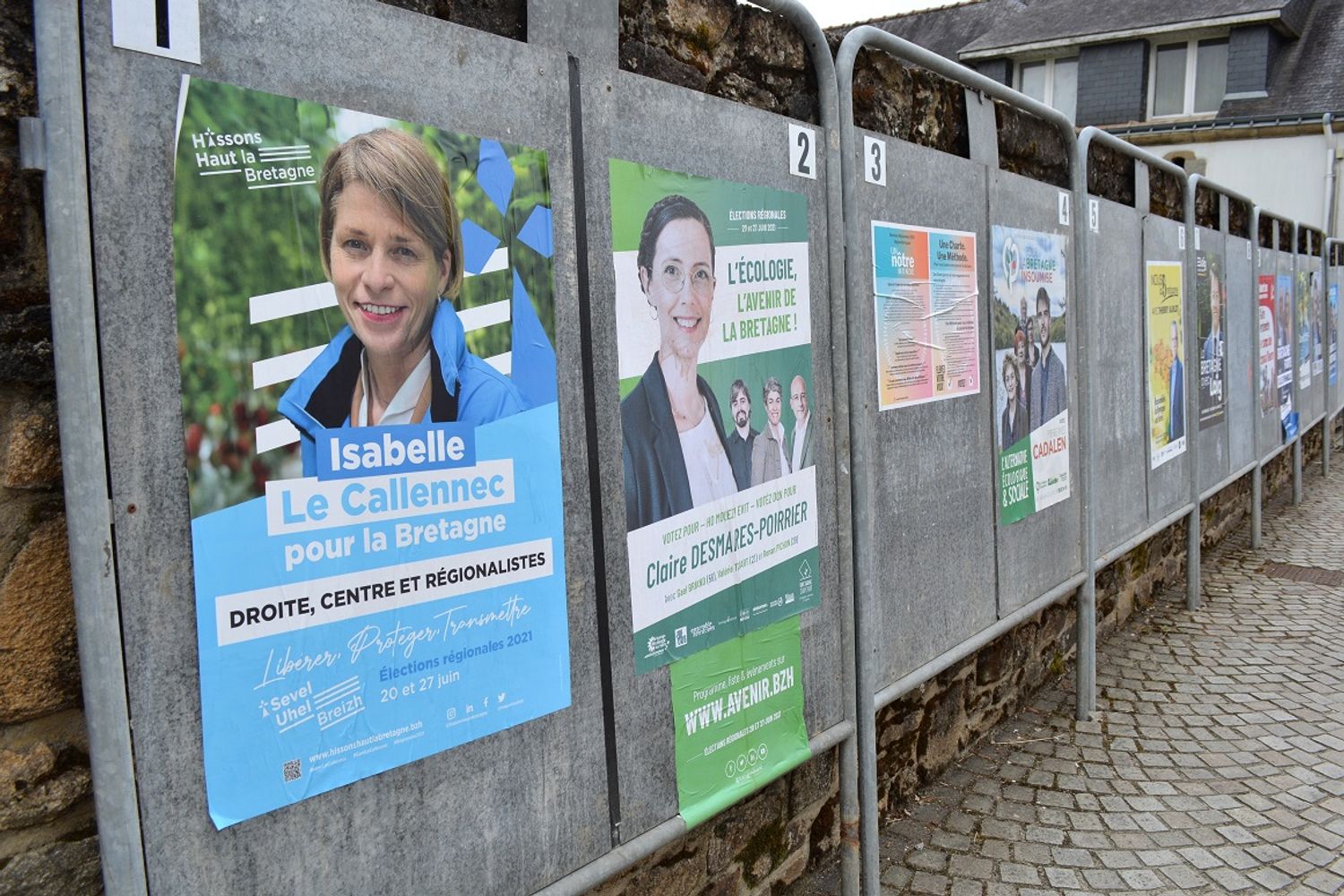 Panneaux électoraux Bretagne